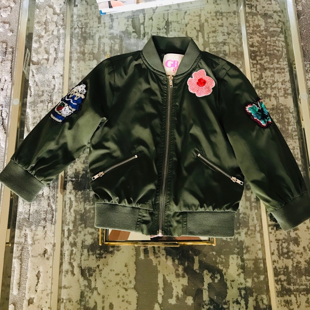 Girls Jacket with three patches
